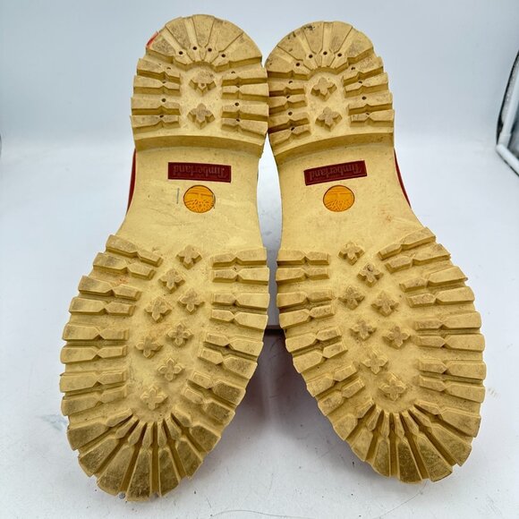 Timberland 11036 Men Size 14M Brown Ale Burgundy Leather Nubuck 6" Ankle Boot - Picture 8 of 11